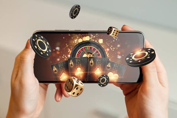 Mobile phone showing live dealer table interface with betting options